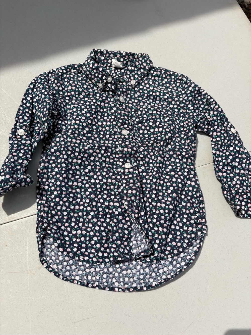 3T Gap Long Sleeve Button Up